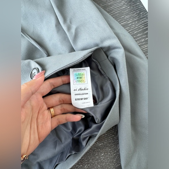 Oioi collection bow tie blazer - Picture 4 of 4